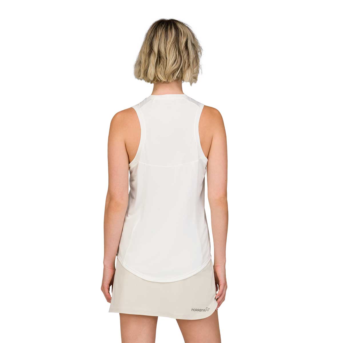 Norrona Senja Equalizer Tank Top Women's in Snow White